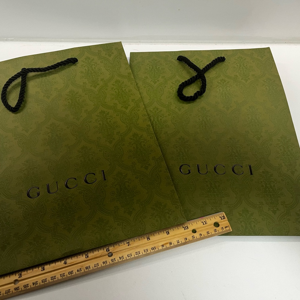 2 Gucci Bags (shopping bags)